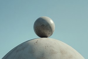 Physics puzzler: stationary ball suddenly moves without force