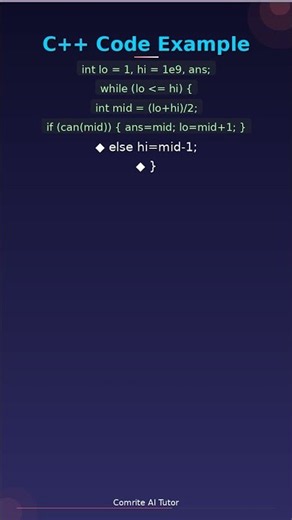 Binary Search on Answer in 2 Minutes 🚀