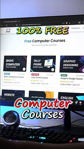 Learn Free Online Computer Courses | Computer Kha se Sikhe | Computer Classes #shorts