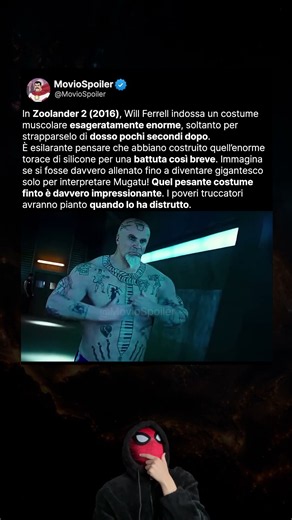 Il gigantesco costume muscolare di Mugatu in Zoolander 2