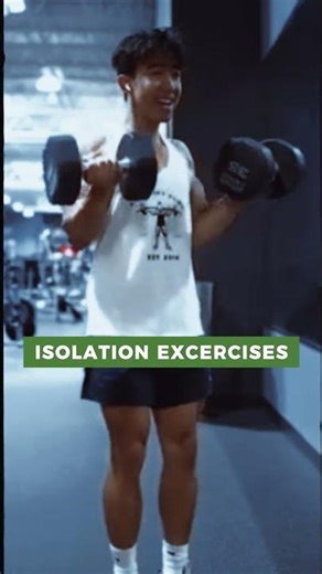 Isolation VS Compound muscle building excercises #gym #facts