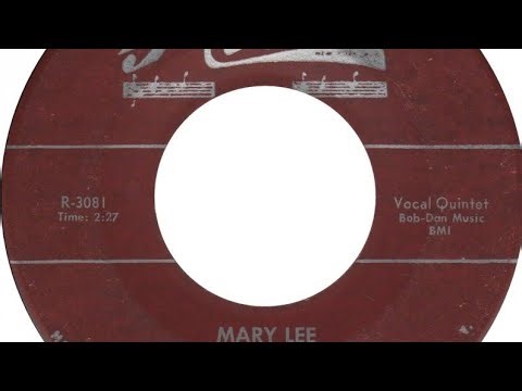 THE RAINBOWS - Mary Lee [1954]