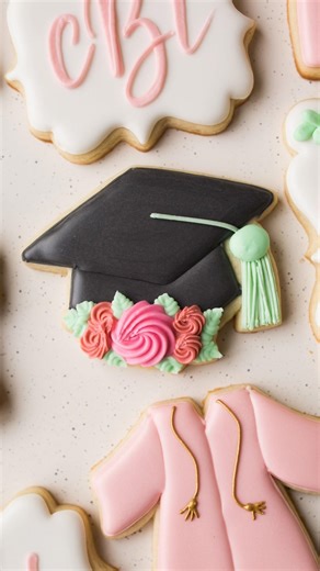 It’s graduation season! This is a 2025 grad cookie video that I never shared #cookiedecorating