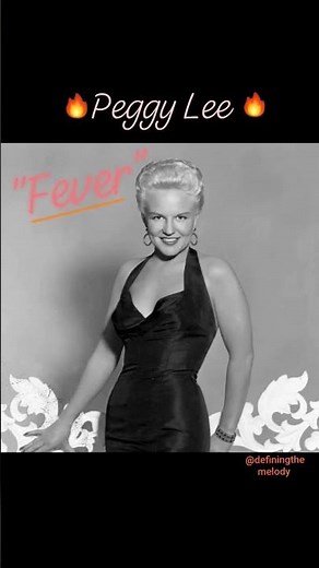 Fever🔥1958~Peggy Lee #oldies #music
