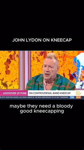 Irish-born Sex Pistols and PiL frontman John Lydon was asked about Irish rap group Kneecap on UK show ‘Good Morning Britain’ #kneecap #johnlydon | BrooklynVegan