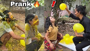 2.9M views · 10K reactions | Balloon prank  | the crazy game #baloonprank #prank2023 #viralprank #viralvideos #prank #familyprank #funny #funnypranks #comedyprank #prank2023 #viral2023 | With pandey | Facebook
