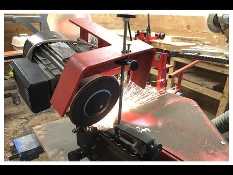 New sawmill blade sharpener and tooth setter from Dack Forrestry