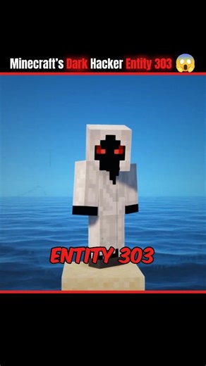 The Dark truth of Entity 303 😱 | Minecraft's Scariest Hacker? #minecraft #shorts