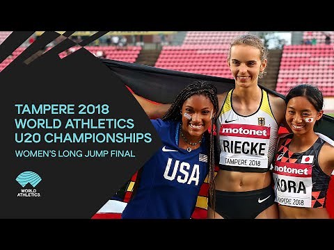 Women's Long Jump Final - World Athletics U20 Championships Tampere 2018