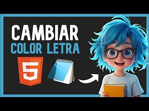 👉 cómo Cambiar el COLOR de LETRA en HTML - Bloc de Notas😱