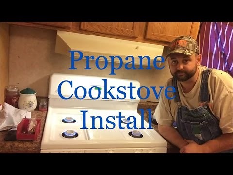 Propane Cook Stove Install