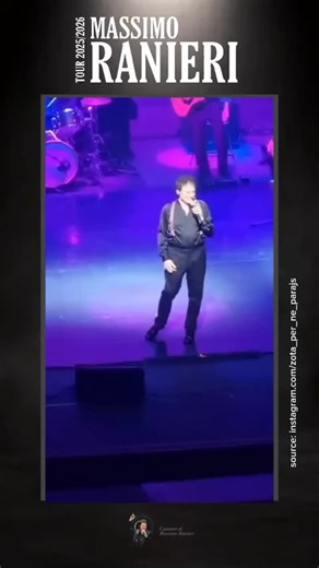 Oggi condividiamo i momenti migliori dell'ultimo concerto a Milano, immortalati dal nostro nuovo amico @zota_per_ne_parajs Grazie di cuore ❤️. | Canzoni di Massimo Ranieri