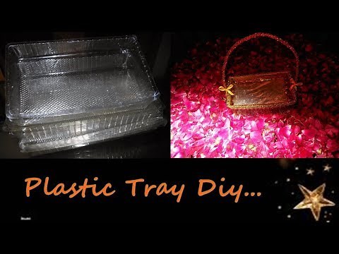 Plastic Tray Diy | Best out of waste material