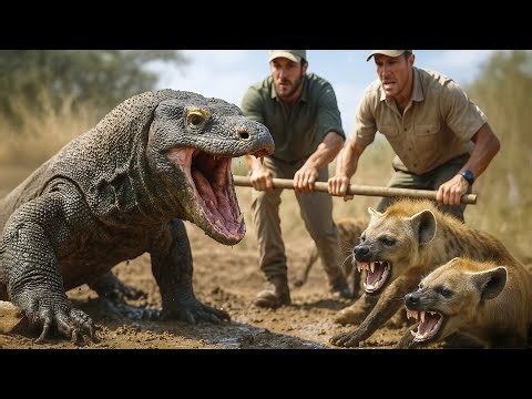 Komodo Dragon vs. Hyena: The EPIC Battle That Never Happened | Rescue Team Saved