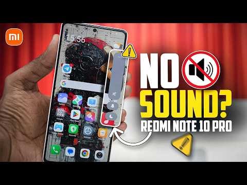 How To Fix Redmi Note 10 Pro Max No Sound Problem | MIUI 13 Speaker & Audio Fix