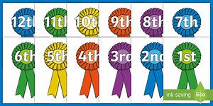 Ordinal Number Posters (Rosettes)