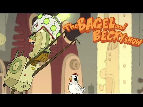 The Mind Control Helmet - Old Man JenkinsBot's Workshop - The Bagel & Becky Show