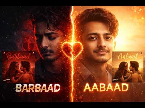 BARBAAD❌(Fear of Love) vs AABAAD❤️(Love He Chose) |Jubin nautiyal X JhaZi