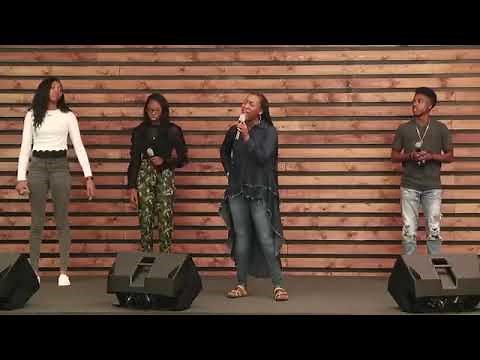 Crystal Smith singing “God is keeping me”