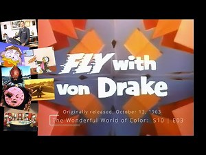 Walt Disney's, Wonderful World of Color | "Fly with Von Drake" (S10E03)(4K)