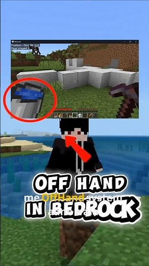 Offhand is FINALLY Coming to Bedrock! 🔥| ‪@STEEL-WING‬ | #minecraft #minecrafthindi #minecraftpe