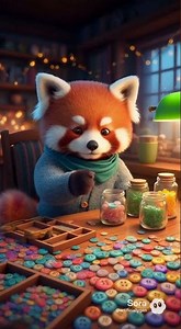 Cartoon Fox counting buttons #asmr