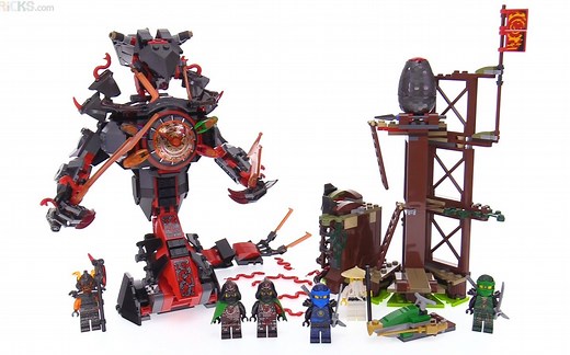 乐高 LEGO 70626 幻影忍者 决战时光机 巨蛇钢铁机甲 速拼评测