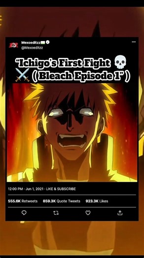 “Ichigo’s First Fight 💀⚔️ Bleach Episode 1”#Bleach#BleachAnime#BleachEpisode1#Ichigo#IchigoKurosaki