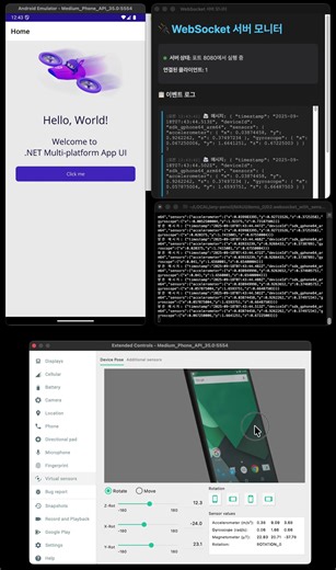 .NET MAUI, Electron, Sensor Monitor #dotnet #electron #mobile