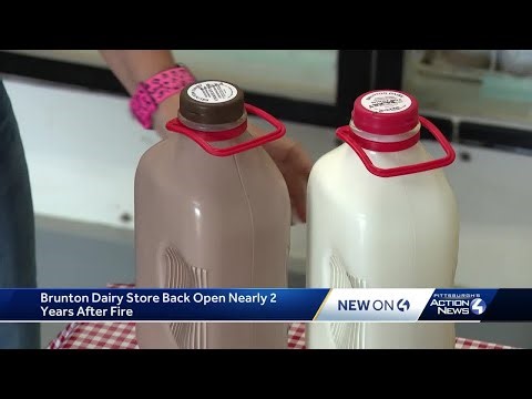 "I'm just excited to get some real milk back": Brunton Dairy store reopens