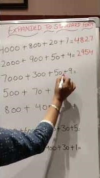 expanded to standard form #basic concept of maths
