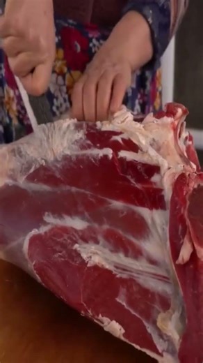 Satisfying Butcher Skills | Rustic Meat Preparation in the Village 🔪"