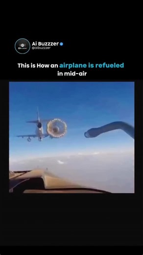 Artificial Intelligence | ChatGPT | Technology on Instagram: "This is how an airplane refuels while flying. Mid-air refueling lets one aircraft transfer fuel to another at cruising altitude, extending range, flight time, and mission capability. Using either a boom system or a hose-and-drogue, pilots fly just meters apart at hundreds of km/h while computers, sensors, and precision control keep everything stable. No landing. No interruption. Just fuel flowing through the sky. It’s one of the most 