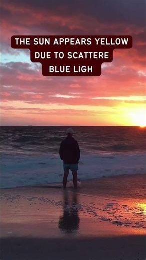 Why the Sun appears Yellow?