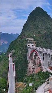 World's First Steel-Truss Concrete Arch Bridge! 😱 Wumengshan Grand Bridge