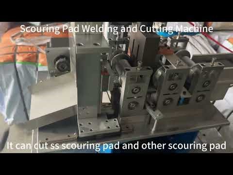 Scouring Pad Welding and Cutting Machine