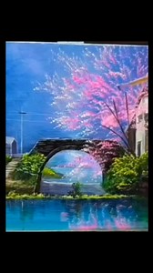 2.8K views · 127 reactions | Communication route | Acrylic landscape painting️ . #artwork #art #reelsfb #acrylicpainting #paintings #communication #landscape #canvas | Jun Das | Facebook