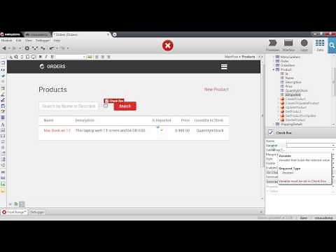 Use Check Boxes for Boolean Data - OutSystems Platform Training