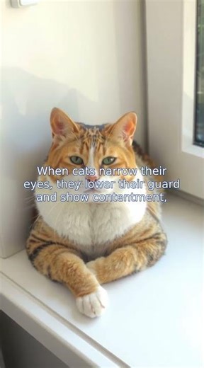 Cat Slow Blink = Trust Signal #shorts