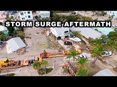 Aerial Footage REVEALS damage on Anna Maria Island from Helene