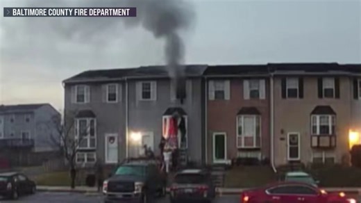 Mother and two children rescued from house fire