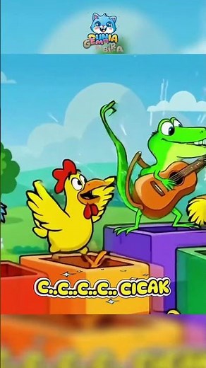 Lagu ABC Nama Binatang Ayam Bebek Cicak Domba Elang | Lagu Anak Balita Edukasi