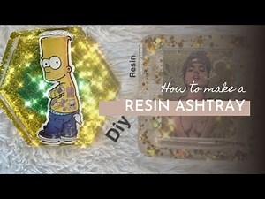 Diy resin ashtray/ coaster