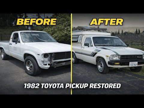 1982 Toyota pickup FULL Restoration 4k | 2025