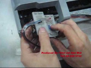 Canon ip1300 CISS Installation