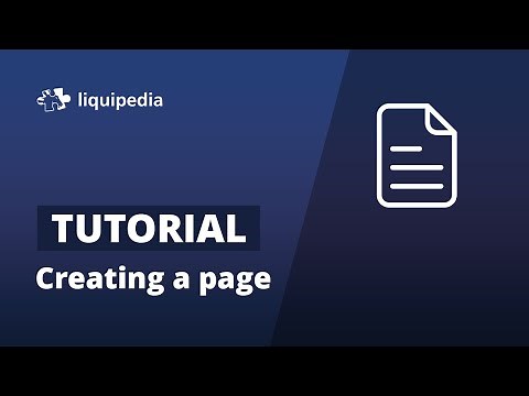 Tutorial: How to create a page in Liquipedia