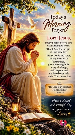Morning Prayer to Jehovah Father 🙏 | Start Your Day With God ✝️💖 #shorts #jesusprayer
