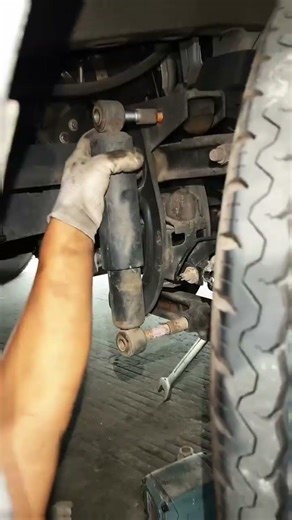 🚗 ABM Shock Absorber Upgrade 🔧 | Car Suspension Installation | Smooth&SafeDrive | AutoRepair #short