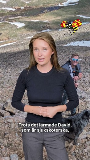Spetsade sig själv på vandringsstav – fortsatte gå