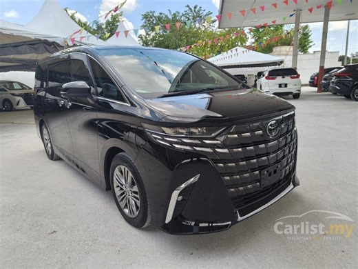 Recon 2024 Toyota Alphard 2.5 Z,5K KM ONLY,SURROUND CAMERA 360,DIM,BSM, DIGITAL METER, WIRELESS CHARGER,2024 UNREGISTER - Carlist.my